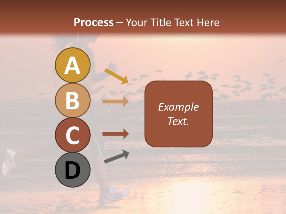 Sweat Runner Shape PowerPoint Template