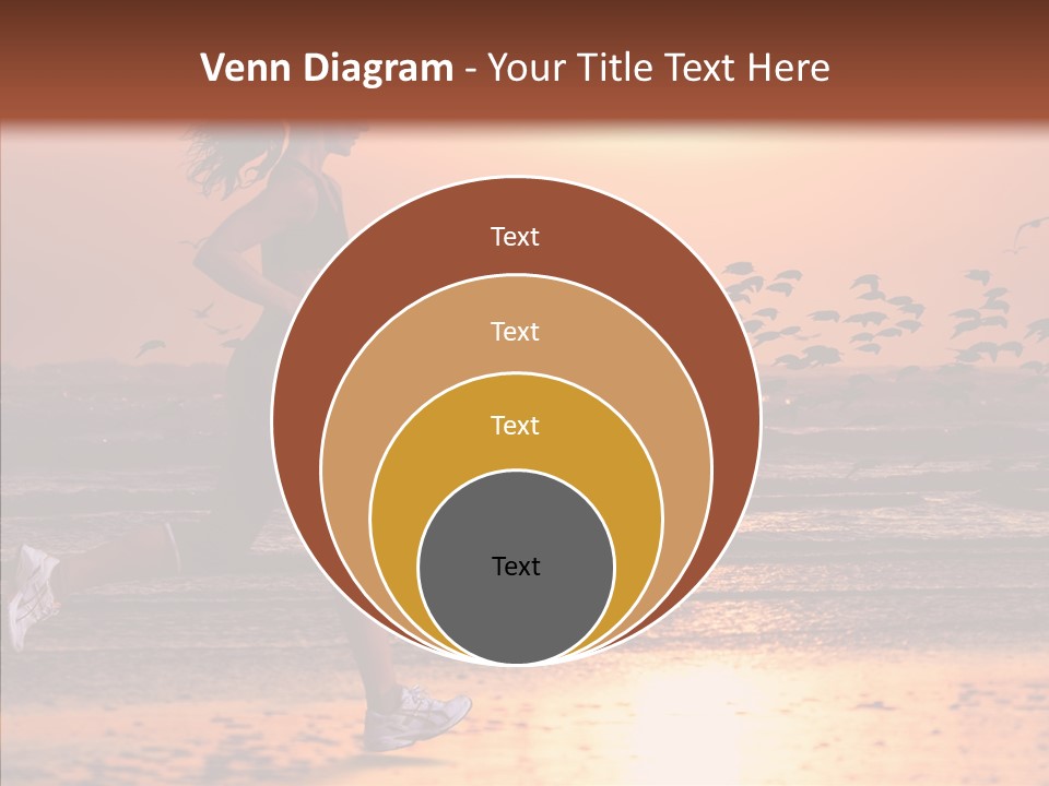 Sweat Runner Shape PowerPoint Template