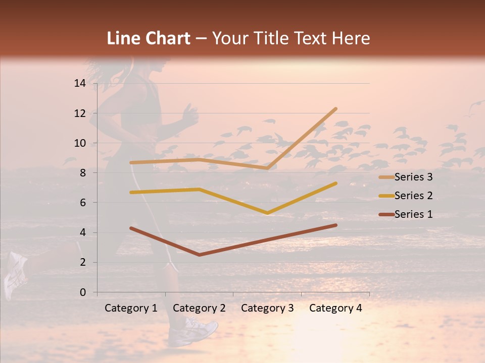 Sweat Runner Shape PowerPoint Template