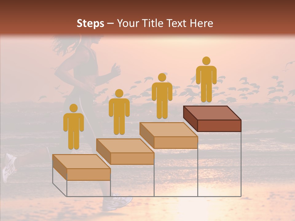 Sweat Runner Shape PowerPoint Template