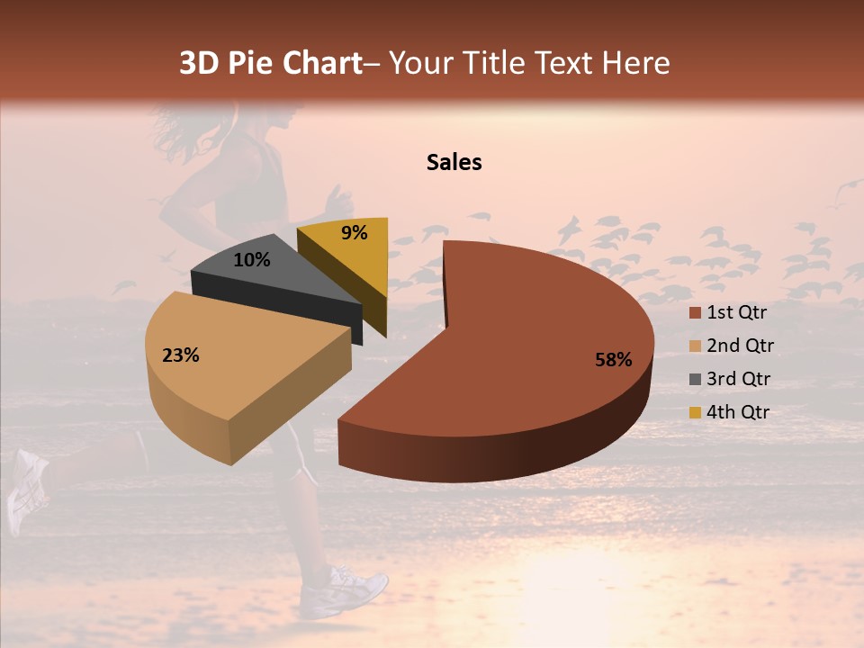 Sweat Runner Shape PowerPoint Template