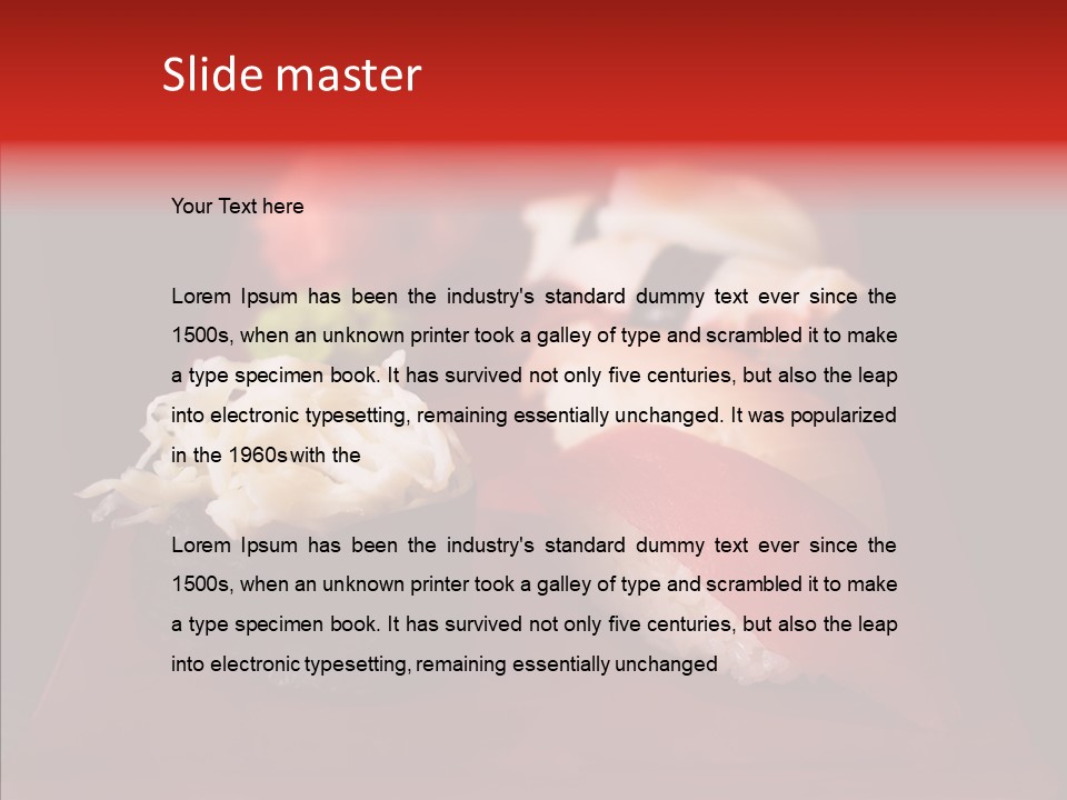 Gourmet Asian Ginger PowerPoint Template