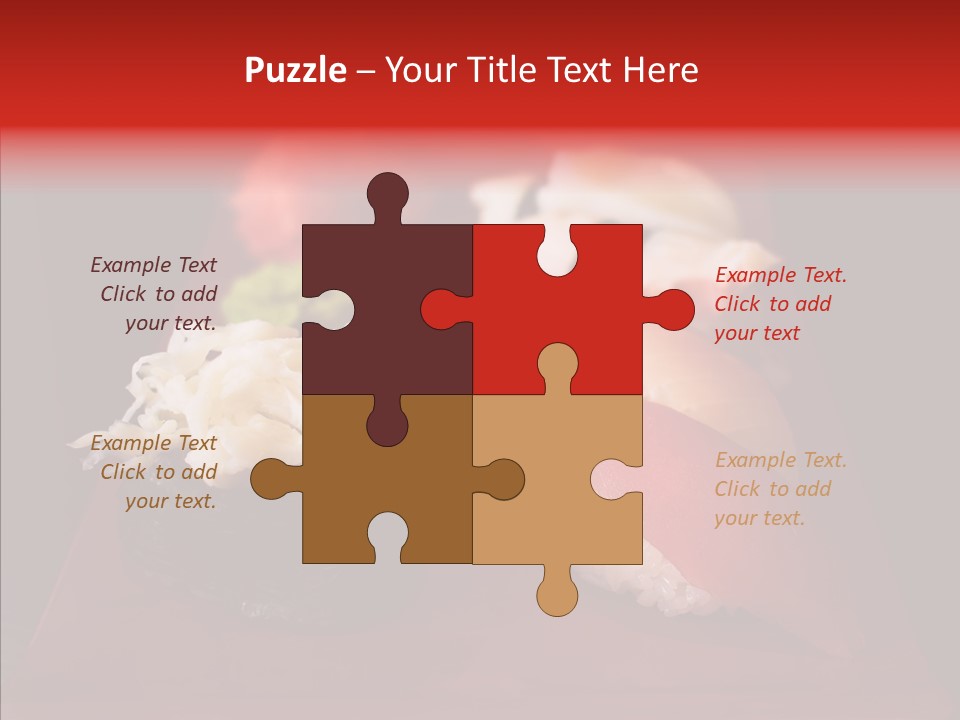 Gourmet Asian Ginger PowerPoint Template