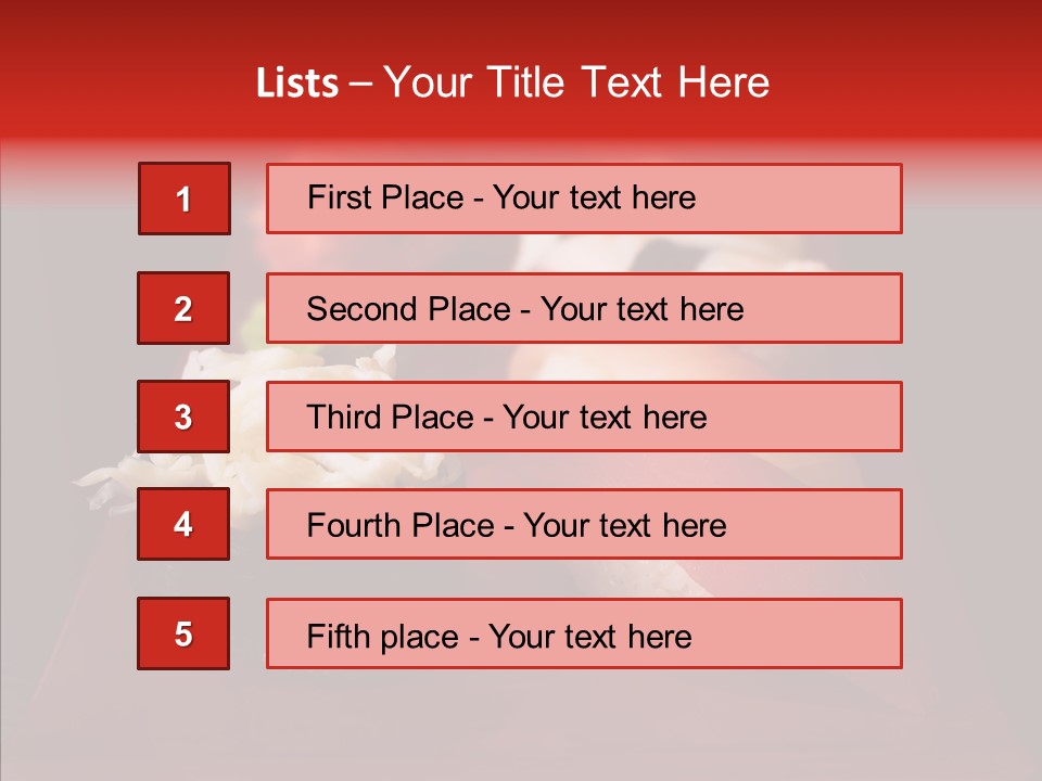 Gourmet Asian Ginger PowerPoint Template