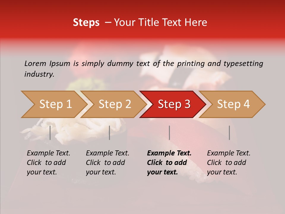 Gourmet Asian Ginger PowerPoint Template