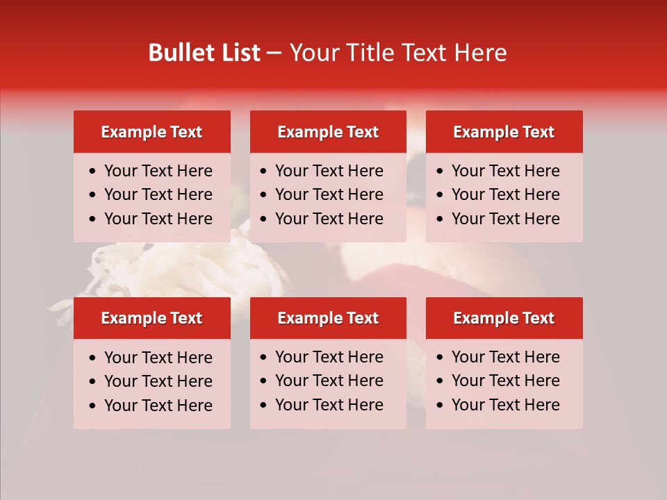 Gourmet Asian Ginger PowerPoint Template