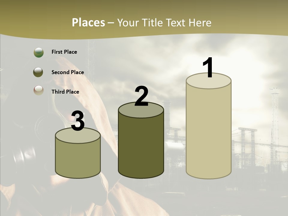 Disaster Fear Military PowerPoint Template