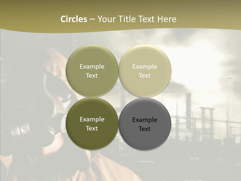 Disaster Fear Military PowerPoint Template