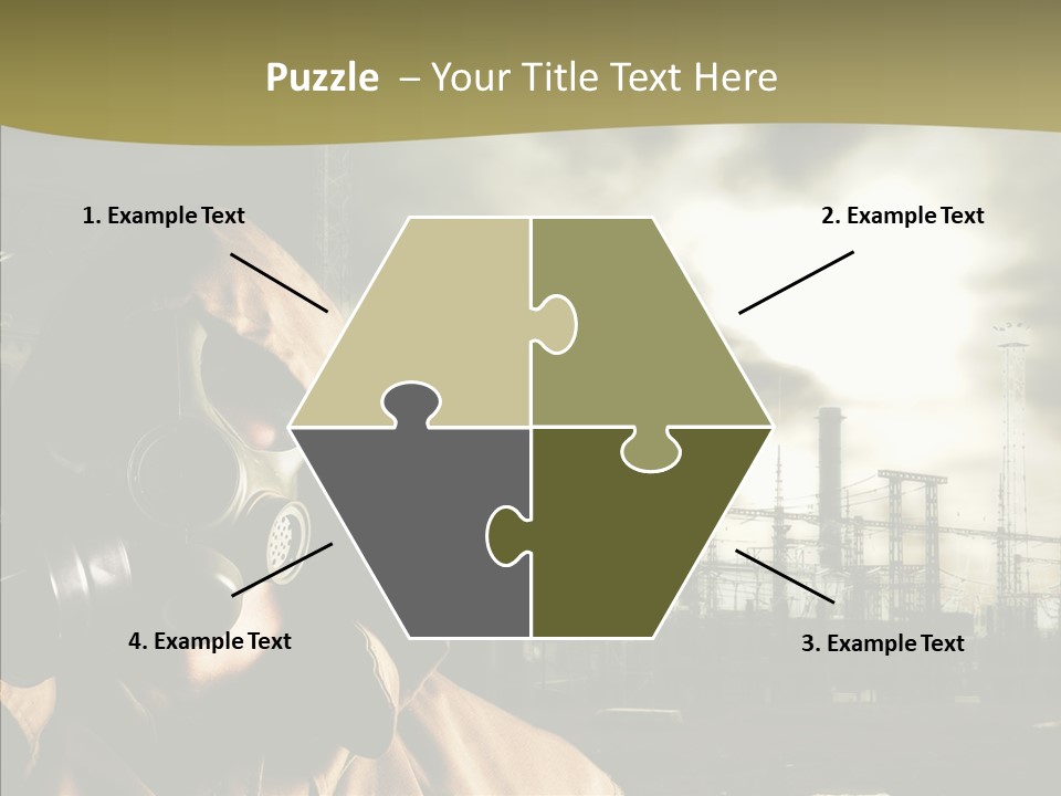 Disaster Fear Military PowerPoint Template
