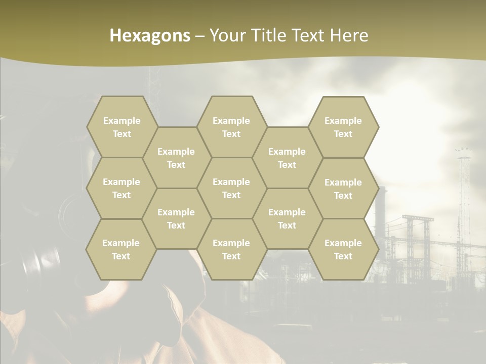 Disaster Fear Military PowerPoint Template