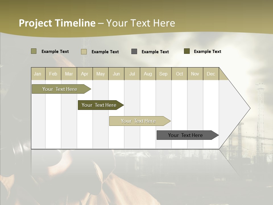 Disaster Fear Military PowerPoint Template