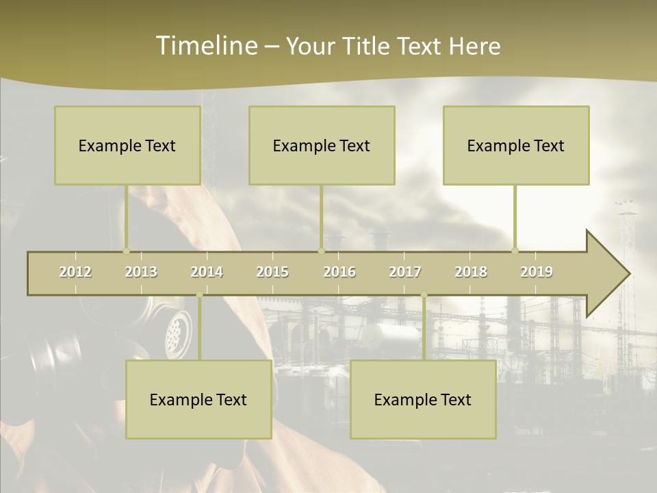 Disaster Fear Military PowerPoint Template