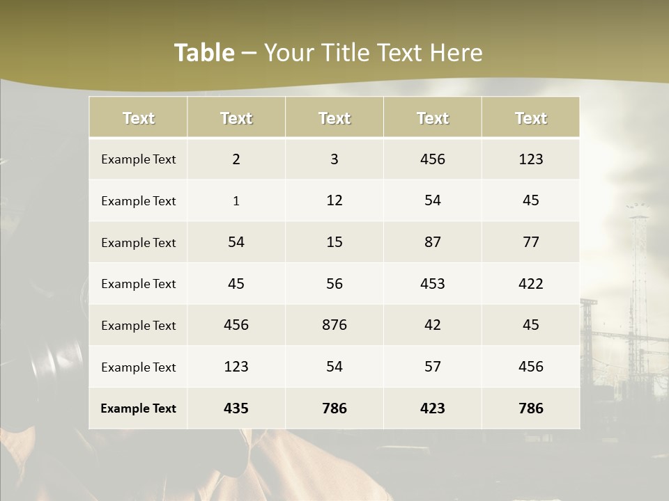 Disaster Fear Military PowerPoint Template