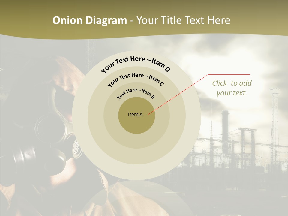 Disaster Fear Military PowerPoint Template