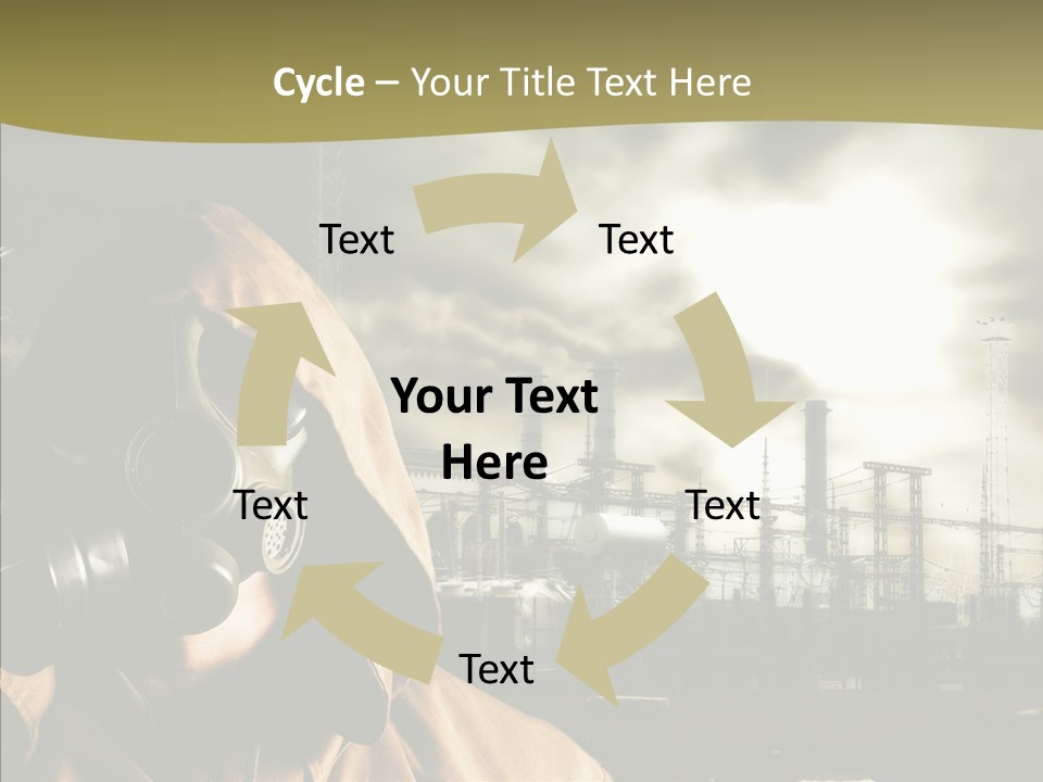 Disaster Fear Military PowerPoint Template