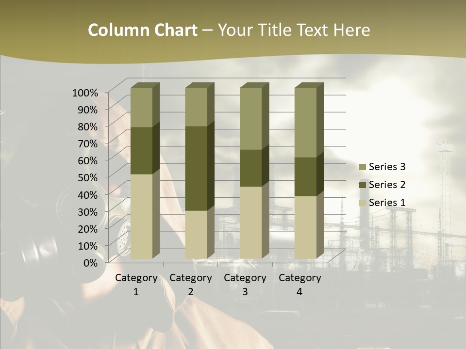 Disaster Fear Military PowerPoint Template