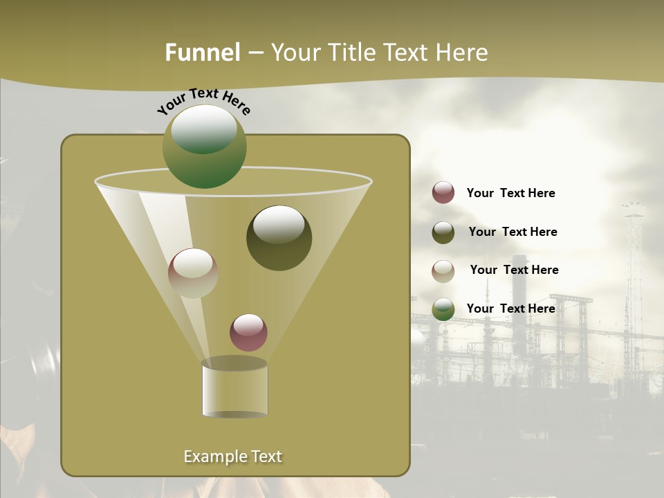 Disaster Fear Military PowerPoint Template