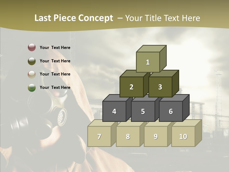 Disaster Fear Military PowerPoint Template