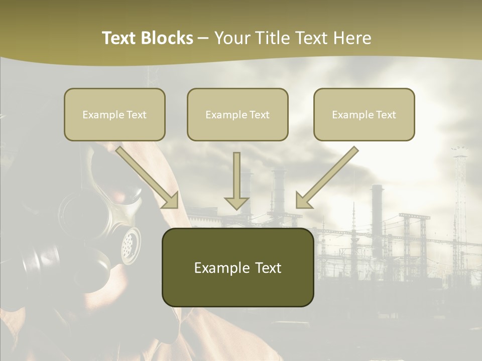 Disaster Fear Military PowerPoint Template