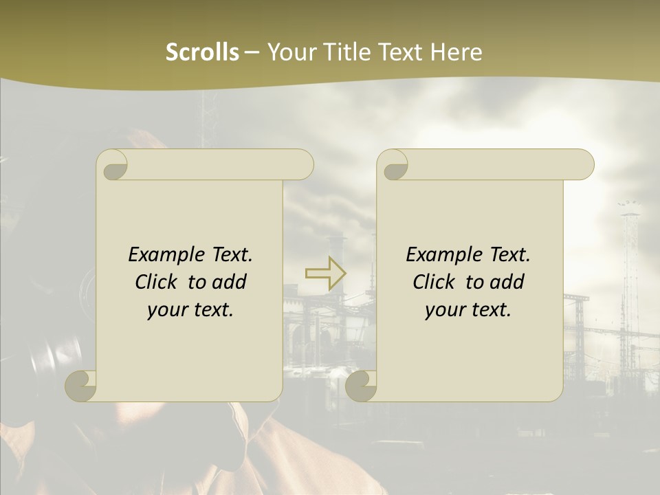 Disaster Fear Military PowerPoint Template
