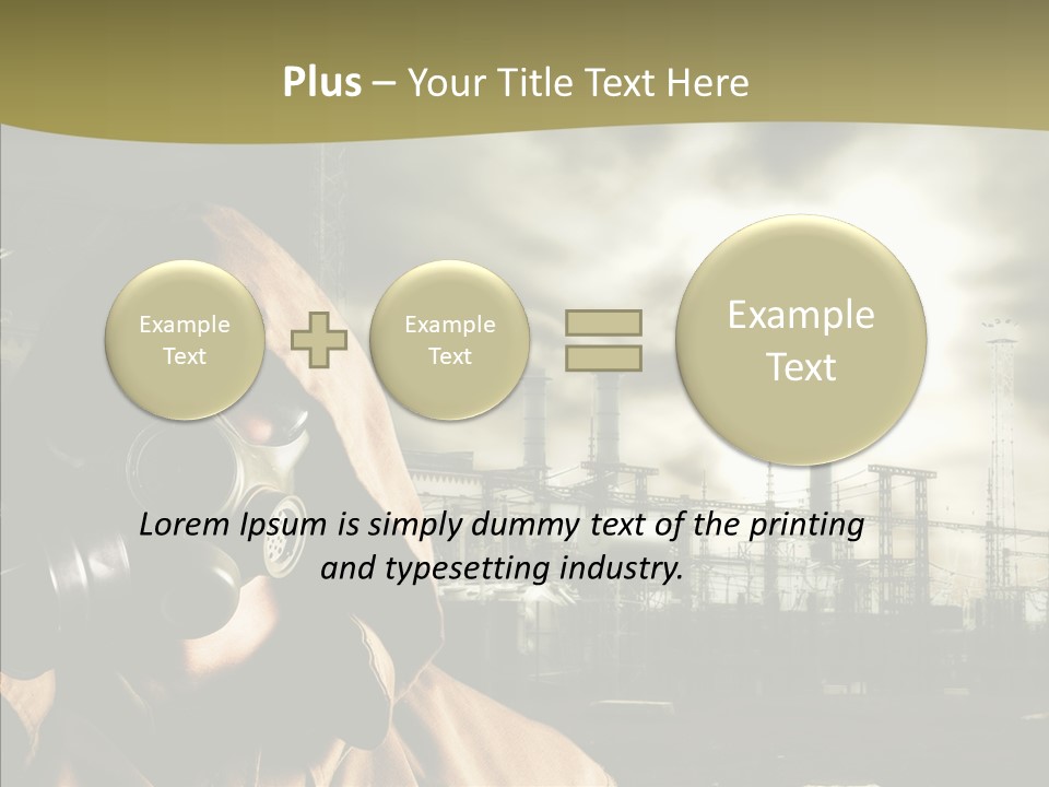 Disaster Fear Military PowerPoint Template