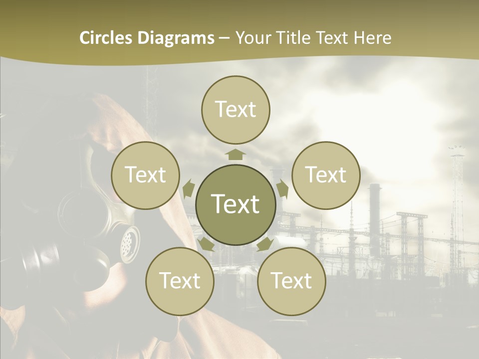 Disaster Fear Military PowerPoint Template