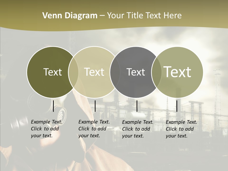 Disaster Fear Military PowerPoint Template