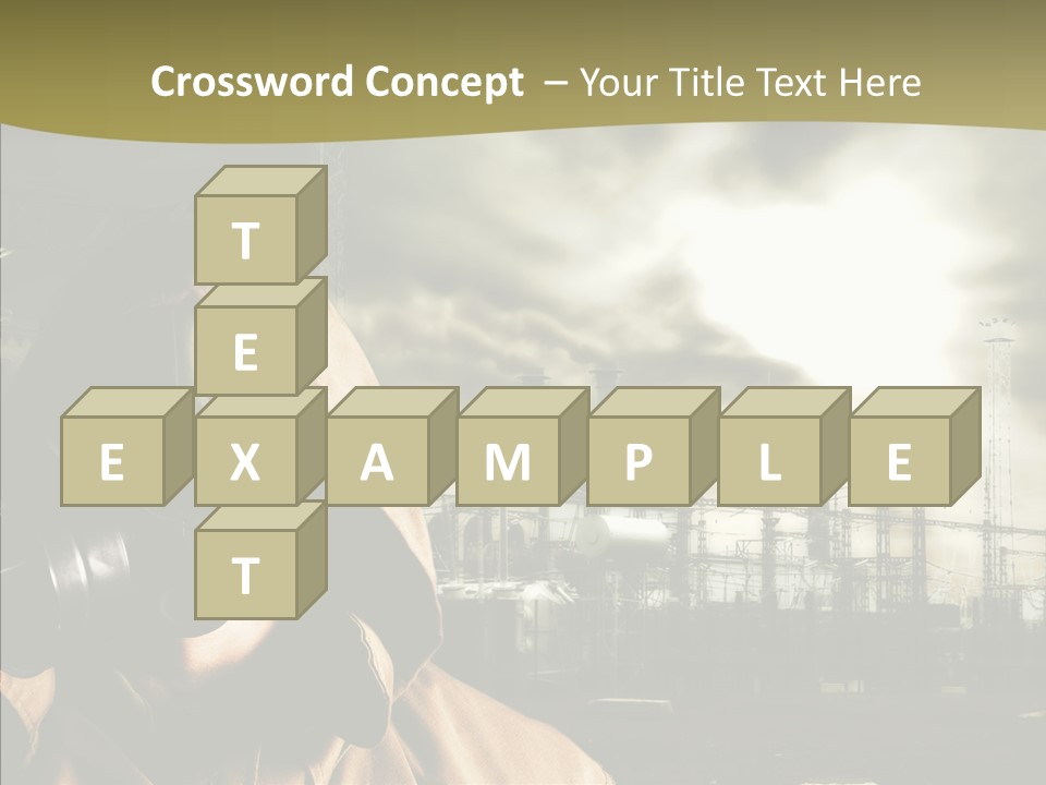 Disaster Fear Military PowerPoint Template