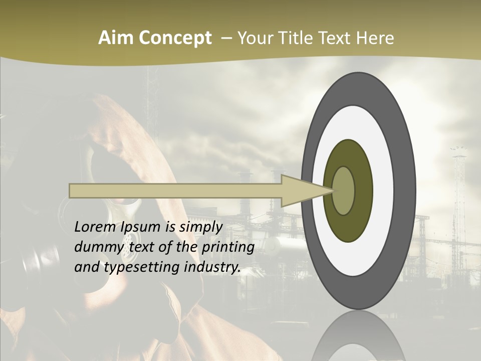 Disaster Fear Military PowerPoint Template