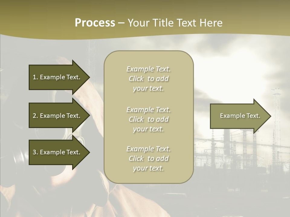Disaster Fear Military PowerPoint Template
