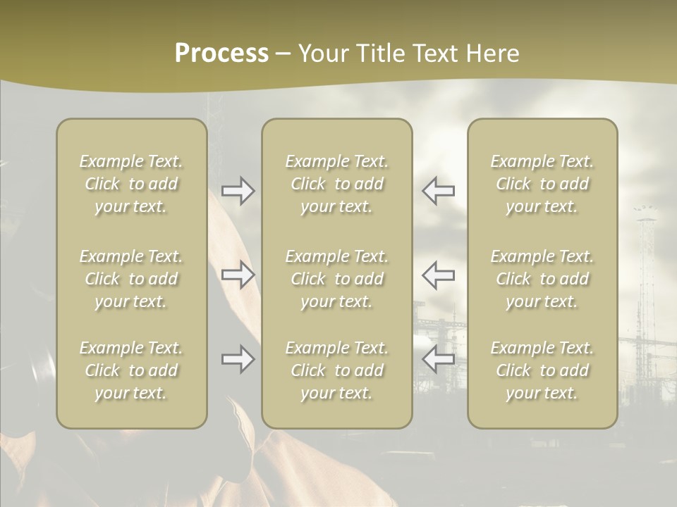 Disaster Fear Military PowerPoint Template