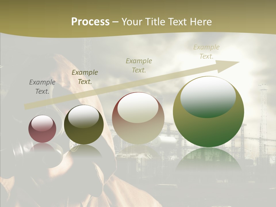 Disaster Fear Military PowerPoint Template