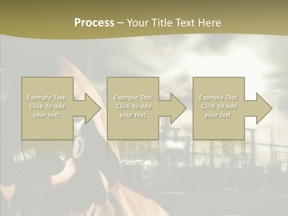 Disaster Fear Military PowerPoint Template