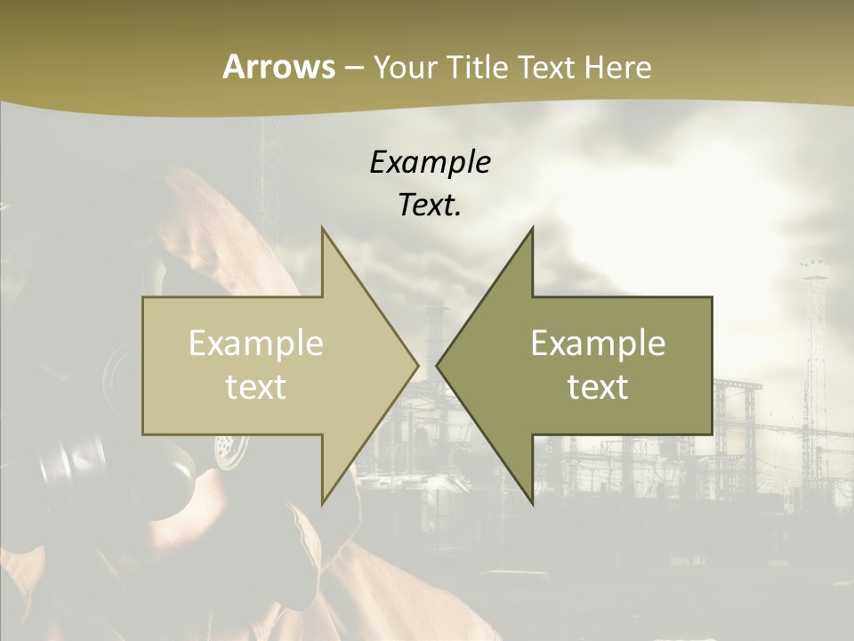 Disaster Fear Military PowerPoint Template