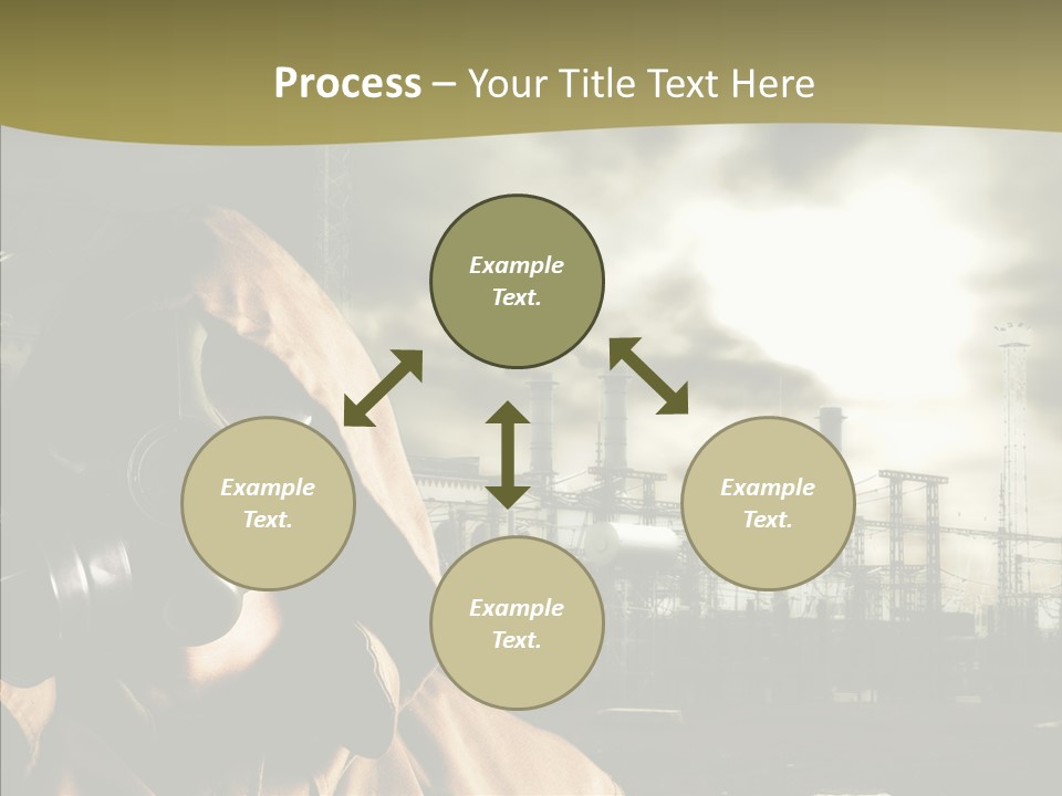 Disaster Fear Military PowerPoint Template