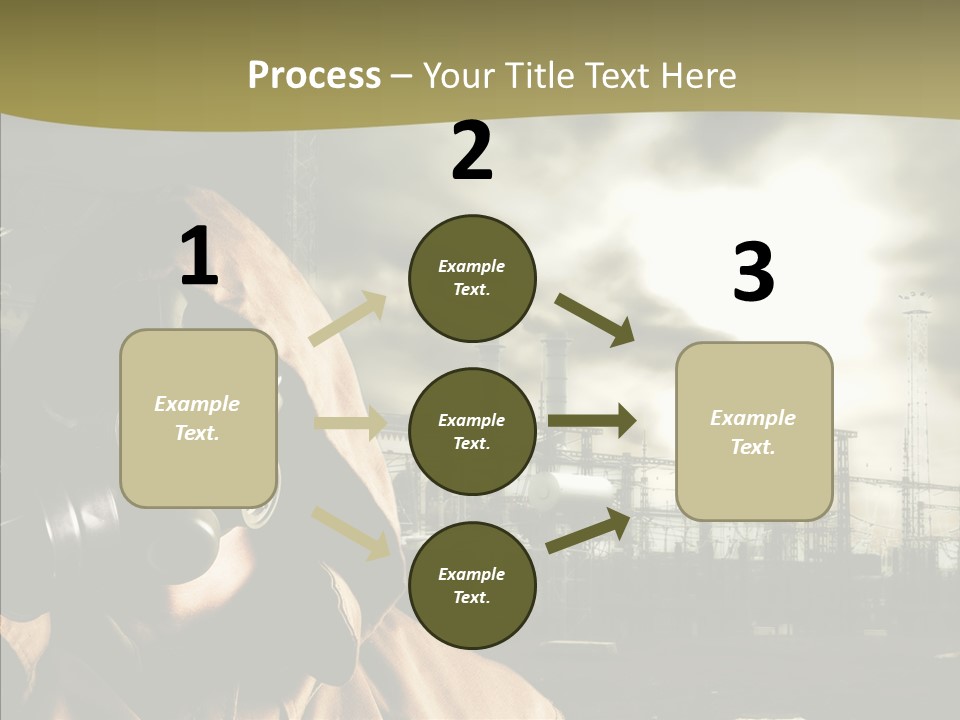 Disaster Fear Military PowerPoint Template