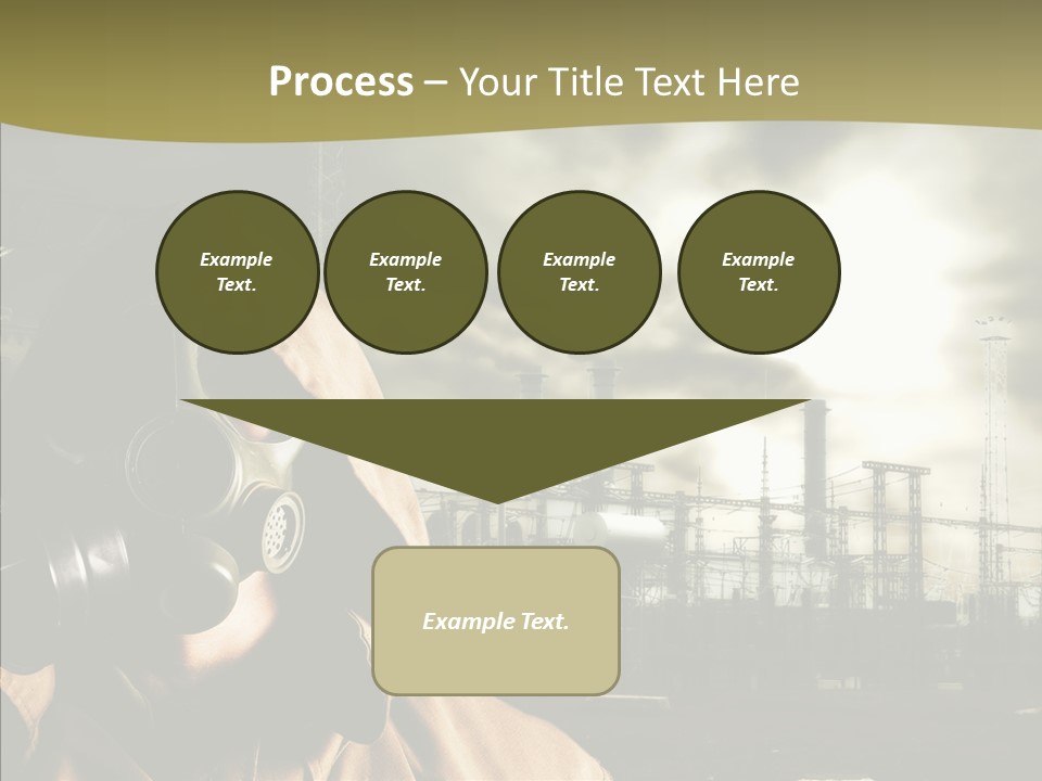Disaster Fear Military PowerPoint Template