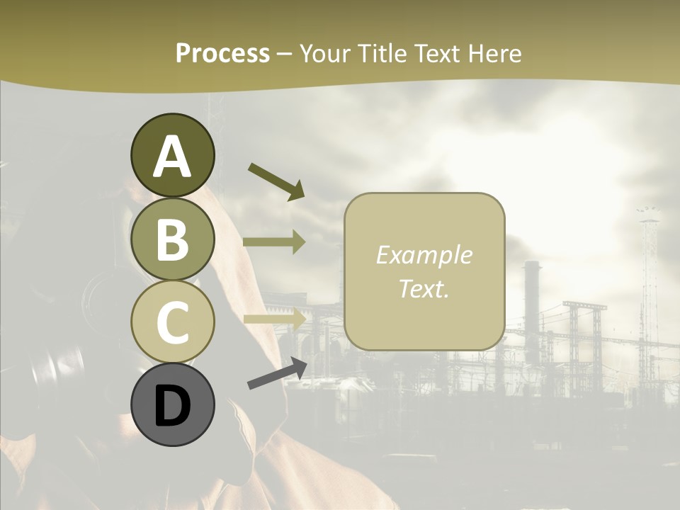 Disaster Fear Military PowerPoint Template