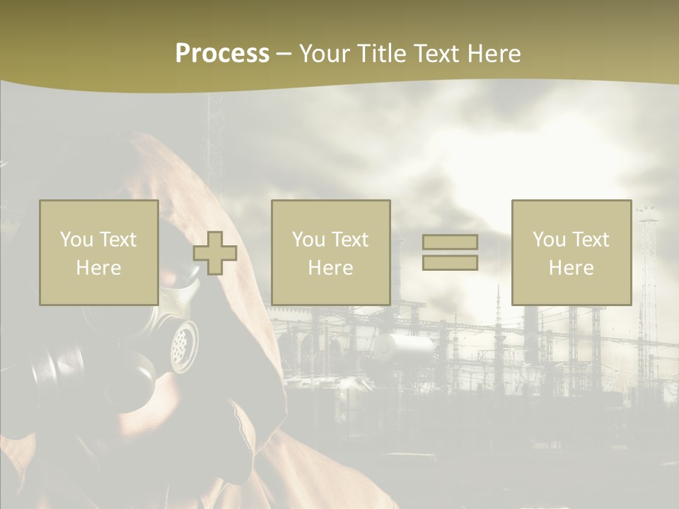 Disaster Fear Military PowerPoint Template