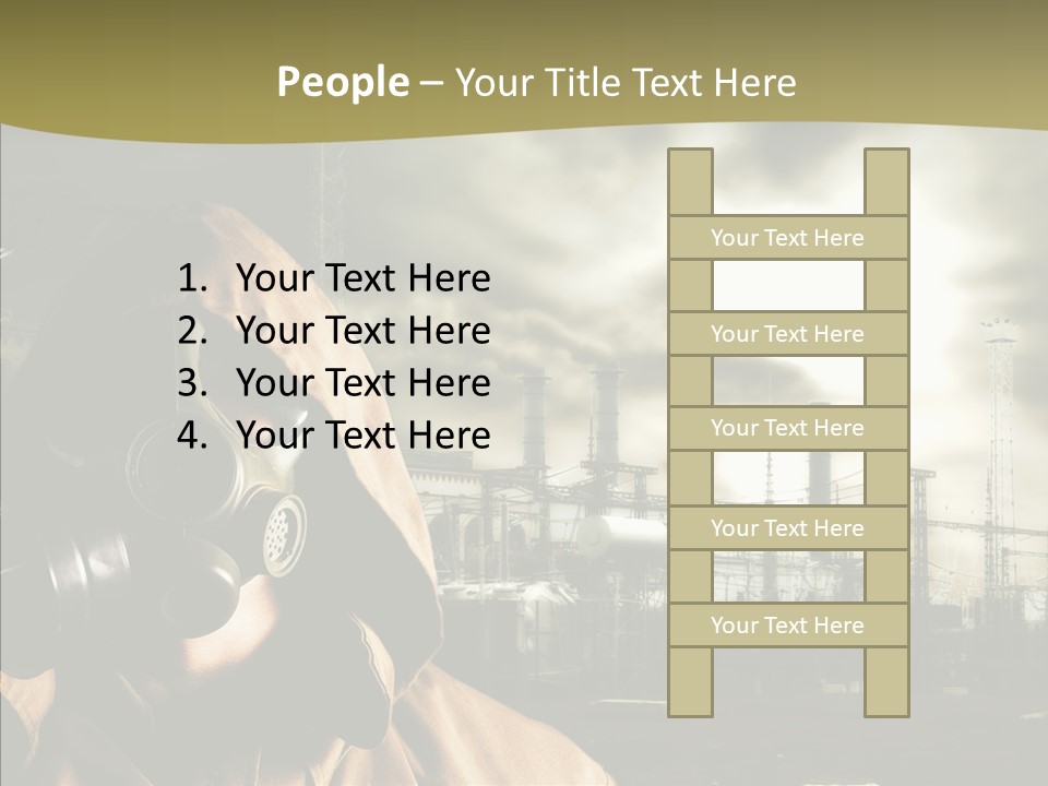 Disaster Fear Military PowerPoint Template