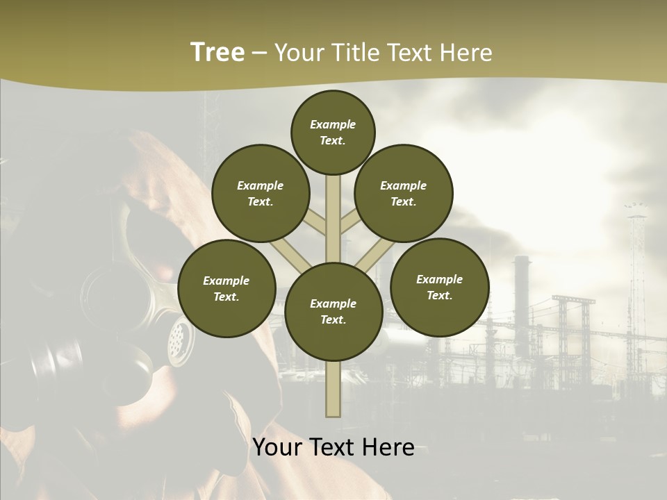 Disaster Fear Military PowerPoint Template