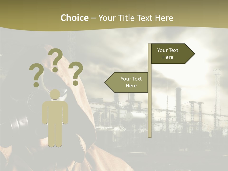 Disaster Fear Military PowerPoint Template