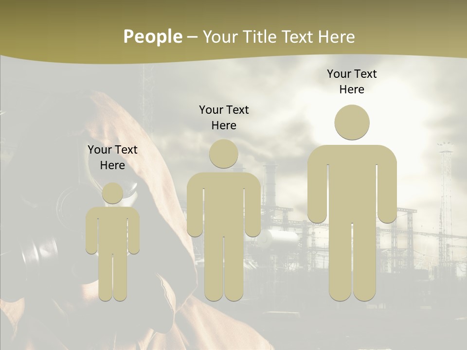 Disaster Fear Military PowerPoint Template