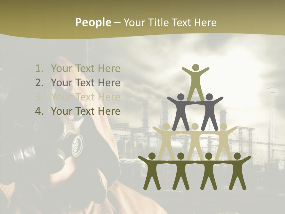 Disaster Fear Military PowerPoint Template