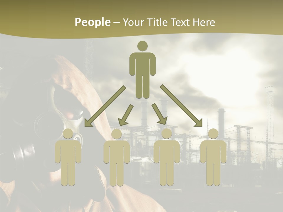 Disaster Fear Military PowerPoint Template