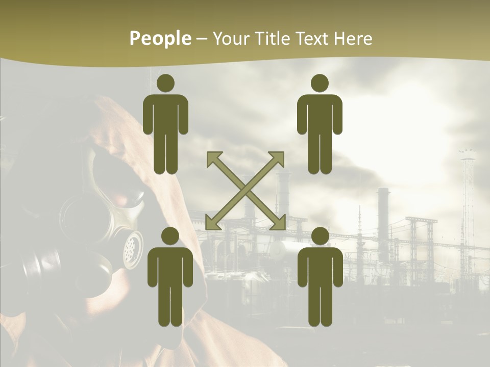 Disaster Fear Military PowerPoint Template