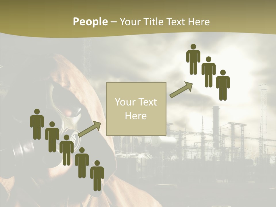 Disaster Fear Military PowerPoint Template