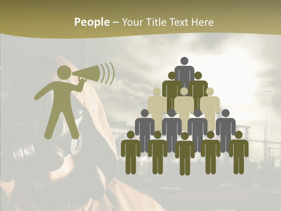 Disaster Fear Military PowerPoint Template