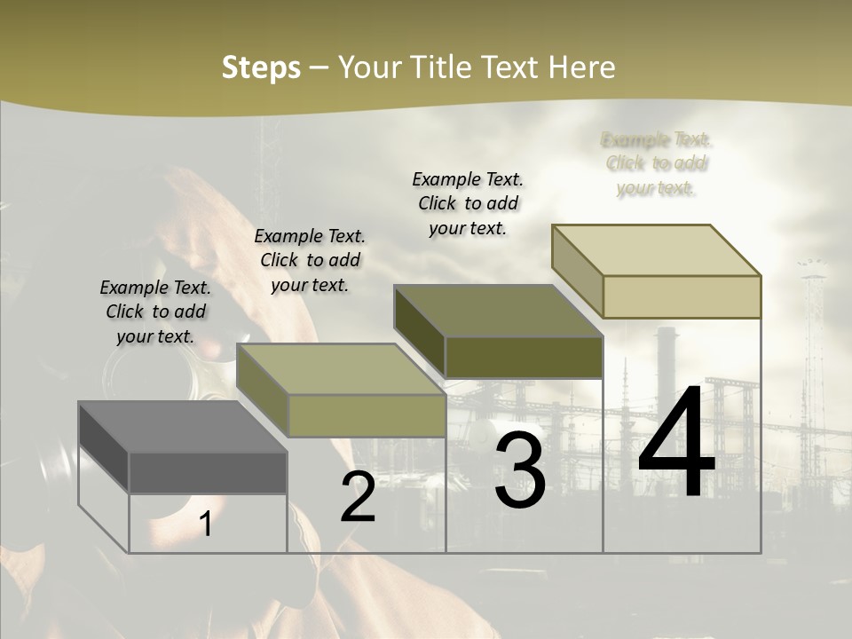 Disaster Fear Military PowerPoint Template