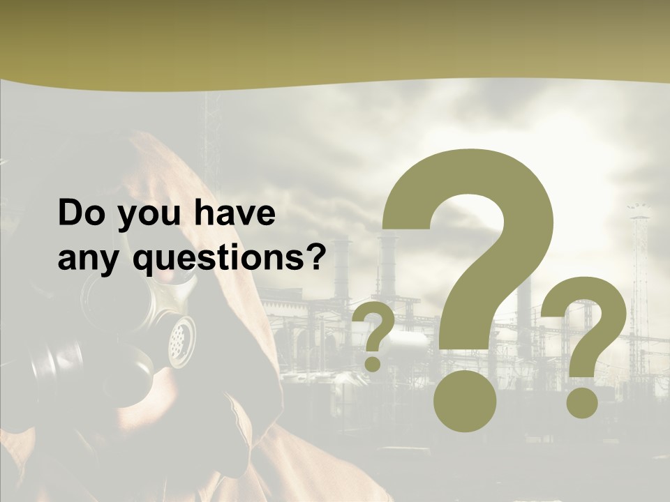 Disaster Fear Military PowerPoint Template